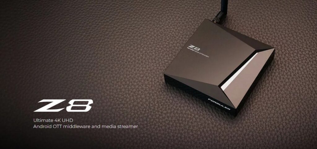 Android Box Formuler Z8. Par rapport au Z7, quelles sont les nouvelles fonctionnalités? 9 Android box